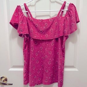 Cold shoulder summer blouse